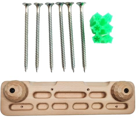 RCGOFOLLOW Equipo de Escalada, Entrenador de Agarre para diapasón, Tabla Escalada Resistencia, Agarre para Fitness para Todos los Niveles, Adultos, niños, escaladores, dominadas, fortalecedor