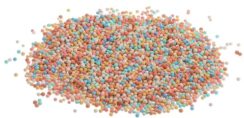 OSALADI Argilla Ceramica da Giardino Colorata 3-4 MM 1000 G per Decorazione Piante Grasse e Coltivazione Fuori Suolo Substrato per Vasi e Bonsai Rocce Orticole per Giardinaggio Interno