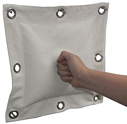 KXCFCYS Sandsack, Stahlring & Bambus Rattan Ring, Trainingsbeutel Wandmakiwara wing tsun chun (Sandbag)