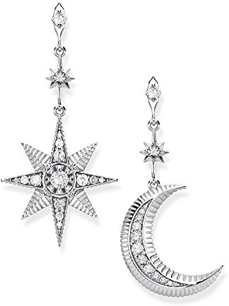 Thomas Sabo Damen-Hängeohrringe 925 Sterlingsilber H2026-643-14