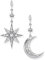 Thomas Sabo Damen-Hängeohrringe 925 Sterlingsilber H2026-643-14