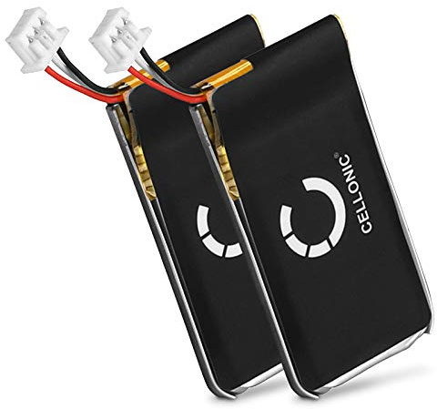 CELLONIC, Batterie pour Casque Compatible avec Sennheiser DW Pro 2, MB Pro 2, MB Pro 1 (180mAh, 3.7V) 2X Batterie de Remplacement 504374,BATT-03