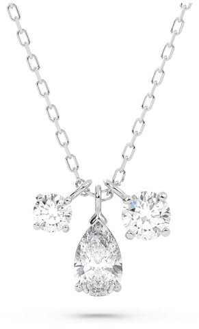 Swarovski Pendente Attract, Taglio misto, Gruppo, Bianco, Placcato rodio