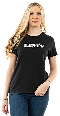 Levi's The Perfect Tee, Camiseta Mujer, Modern Vintage - Caviar, XXS