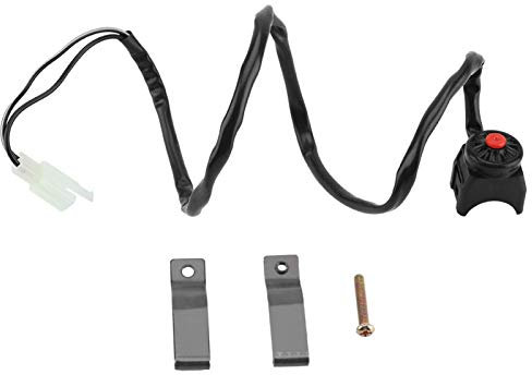 Interrupteur de démarrage à bouton-poussoir, interrupteur à klaxon, interrupteur universel à bouton de klaxon arrêt guidon 22mm pour moto moto