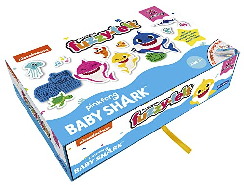 John Adams | Fuzzy-Felt - Baby Shark Drawer Set : Mix and match felt pieces to create your very own Baby Shark pictures!| Preschool toy| Ages 3+