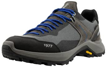 Grisport Cross Evolution Tras Herren,Männer,Trekkingschuhe,Trailrunning-Schuhe,Wanderhalbschuhe,wasserabweisend,Gritex, Shork Grey/Blue, EU 44
