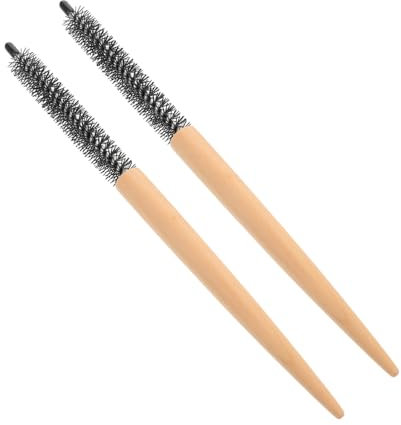 VINTORKY Cepillo para Cardar el Cabello Pequeño 2 Pcs Peine Rata Fino Diseño Compacto para Rizar y Volumen Herramienta de para Flequillo y Suave Cabello