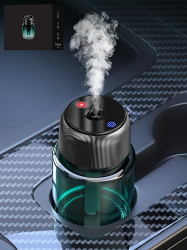 160ml Diffusore Di Profumo Auto Profumatore E Deodorante Con Fragranza, Lunga Durata 9–12 Mesi, Accensione Automatica, Batteria Ricaricabile, Luce Stellata, 3 Modalità, BJ 047 (Oceano)