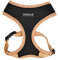 Puppia Soft Harness II - Weiches Hundegeschirr für kleine und mittelgroße Hunde - sehr komfortabel und verstellbar, Schwarz, S