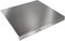 ZeroInox Tabla de cortar de acero inoxidable profesional (todos los tamaños) Prof. 60 cm superficie de trabajo cocina uso alimentario, tabla para amasar pan y pizza, topes antideslizantes (L40 x P55 x