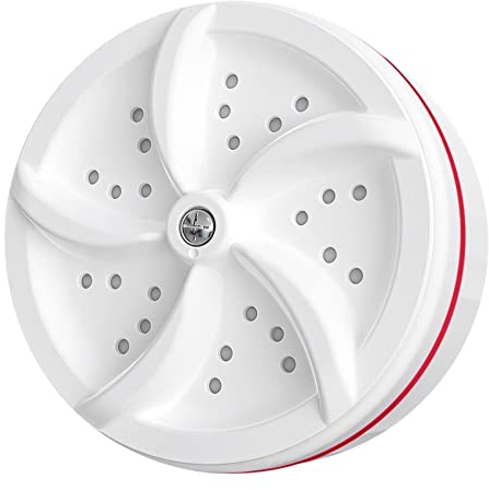 Tokiudeeir Mini Washing Machine Portable Ultrasonic Dishwasher with USB Data Cable Powered for Personal Laundry Camping RV Trip