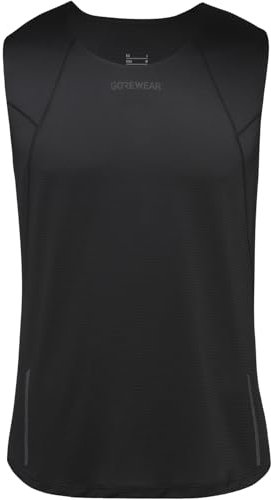 GORE WEAR Herren Contest 2.0 Singlet Shirt, Schwarz, L EU