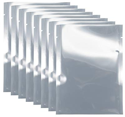 uxcell Antistatic Shield Shielding Bag, Flat Open Top Anti Static Bag for Electronic Devices, 4x6 inch(110x150mm), 100 PCS