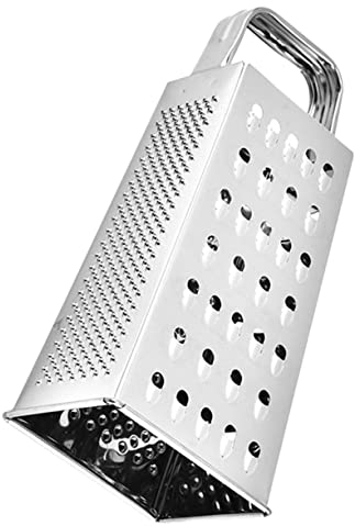 NAMOARLY Râpe À Quatre Faces Râpe À Main Déchiqueteuse Hachoir À Pommes De Terre Râpe À Fromage En Métal Boîte De Râpes De Cuisine Déchiqueteuse À Fromage Outils De Cuisine Petite Râpe