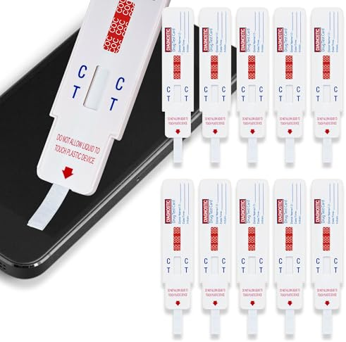 10 tamponi per test antidroga per la superficie della cocaina, rileva residui di cocaina su telefoni, panchine e strumenti, test rapidi