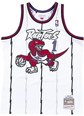 Mitchell & Ness NBA Swingman Jersey Basketball Trikot Toronto Raptors - Tracy McGrady, XL, Weiß