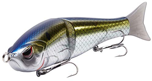 BASSDASH Wobbler konstgjort bete fiskedrag sommar dansare glide bait single jointed swimbait gädda lax öring muskel abborre