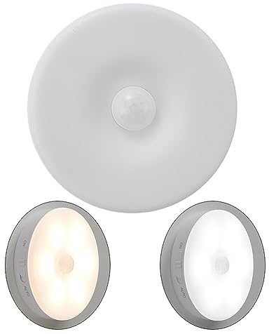 Uposao Nachtlicht mit Bewegungsmelder USB Wiederaufladbar LED Nachtlicht für Treppe Schrank Flur Schlafzimmer Kinderzimmer Notlicht