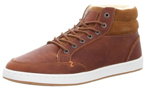 HUB Footwear gefütterte Herren Sneakers Mark Cognac, Größe:43 EU
