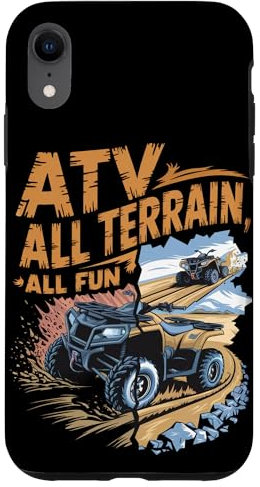 VTT tout terrain, tout amusant Coque pour iPhone XR