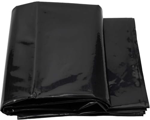 Revestimiento duradero de polietileno de alta densidad para estanques de jardín al aire libre, 1 x 6 m, 2 x 3 m, 3 x 4 m, 4 x 5 m, revestimiento flexible preformado para estanques de peces grandes