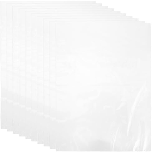 SUPVOX 100 Paquet Thermorétractables en Pvc Transparents 25x18 Cm pour Emballage Domestique, Film Rétractable D’emballage Polyvalent pour Protection et Conservation, Sachets D’emballage