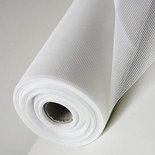 XXYANZI Maille Moustiquaire pour Portes et Fenetres en Fibre de Verre 1.2x30m, Fil Grillage Fixation Rideau Grille Fenetre, pour Porte Rideaux Fenetres - Blanc