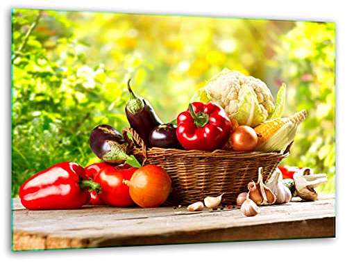 TMK ArtDeko – Tabla de cortar de cristal – Tabla de cortar de cristal para la cocina 40 x 30 cm – Robusta, higiénica y antideslizante – Tabla de cortar de cristal – Superficie de trabajo adicional