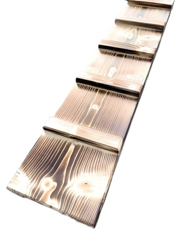 Medikratz Cat Ladder, Versatile, Suitable for Indoor and Outdoor Use, Various Lengths (2.08 m, Natural with Glaze)