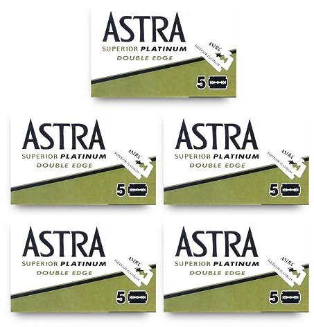 Razor Blades Club 25 Lamette da Barba Astra Platinum