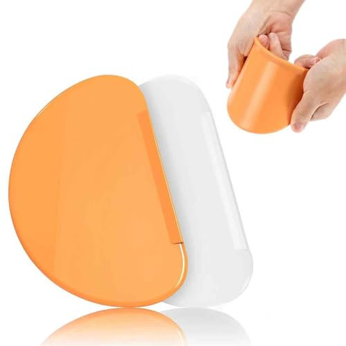 AFCJLTO 2 pezzi in Plastica per Taglio Pasta, Raschietti per Pasta,Cucina Pasticceria Frittelle, Spatole per Pane,Ideali per la preparazione di gustose prelibatezze（ 15,2 x 10,3 cm）