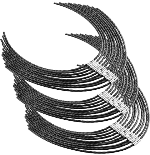 30 Pezzi Filo Per Decespugliatore, Tagliabordi, Filo Di Ricambio per Decespugliatore, Lunghezza: 37 Cm × Ø: 3,5 Mm, Decespugliatore, Bobina Di Ricambio per Decespugliatore, Accessori Filo Extra Forte