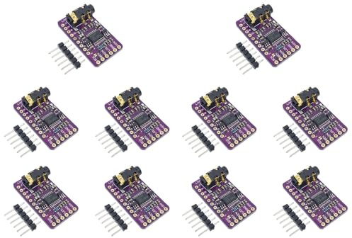 Uikdjgu 10X PCM5102 I2S IIS Digital Audio Decoder Module Stereo Digital-Till-Analog Converter Voice Module för