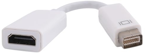 Tumintu Blanc Cable Adaptateur Mini DVI vers pour