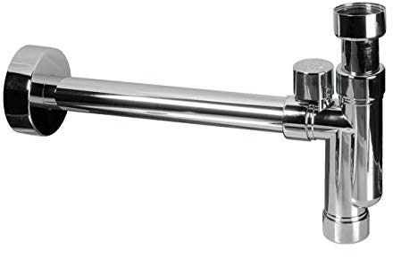 Design Siphon Sifon McAlpine CAT32V-CB mit Reinigungsöffnung und Belüftung 1 1/4' 32mm Abgang