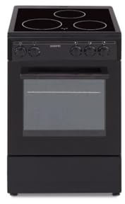 OCEANIC CV5050B8 Cuisiniere vitrocéramique 50x50 - Four convection naturelle - 48 L - Noir