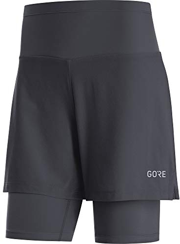 GOREWEAR R5 Damen 2in1 Shorts, Black, L