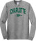 J2 Sport UNC Charlotte 49ers Langarm-T-Shirt, offizielles Lizenzprodukt, Graues Jumbo Arch – Langarm-T-Shirt, 3XL