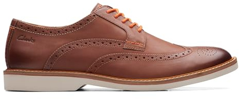 Clarks AtticusLTLimit Mens Dark Tan Lea, 9