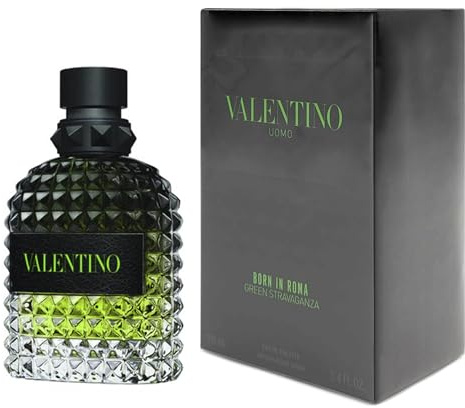 Valentino Uomo Born In Roma Green Stravaganza by Valentino for Men - 3.4 oz EDT Spray