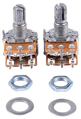 lehua 2 StüCk B50K 50K Ohm 6 Klemmen Dual Linear Rotary Taper Potentiometer