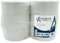Andarta - 1Ply Jumbo Toilet Rolls with 76mm Core - 390m Per Roll - Pack of 6 High Capacity Toilet Roll - Made from Recycled Materials - Suitable for All Jumbo Dispensers - Bulk Toilet Roll