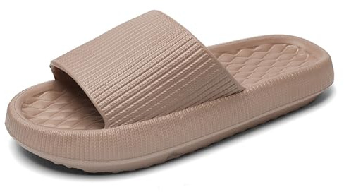 Cloud Sliders Women Men with 4cm Thick Outsole, Non-Slip Soft Shower Shoes Pool Sliders Bathroom Slippers for Beach Pool Indoor Outdoor