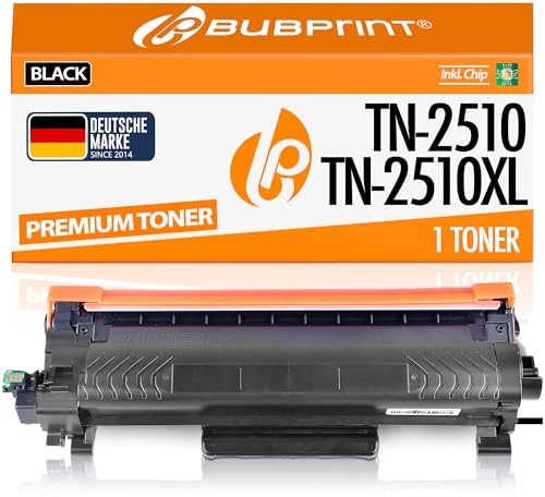 Bubprint TN2510 XL TN2510XL Kompatibel als Ersatz für Brother TN2510 Toner TN-2510XL für Brother HL-L2400DWE Toner HL-L2400DW MFC-L2800DW MFC-L2835DW MFC-L2860DW MFC-L2827DW DCP-L2627DWE DCP-L2660DW