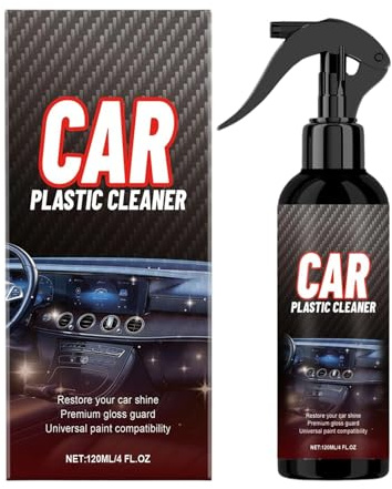 Generisch Nettoyant intérieur de voiture – Spray d'entretien pour véhicule, 120 ml, rembourrage et revêtement pour cuir, tissu, tapis, tableau de bord, protection d'entretien pour camion SUV
