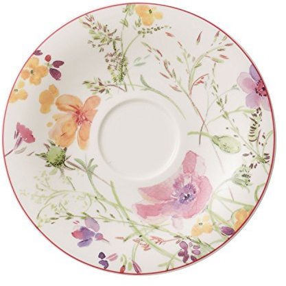 Villeroy & Boch – Mariefleur Basic Untertasse Für Tee Oder Kaffee 16 Cm, Spülmaschinenfest, Mikrowellengeeignet, Geschirr, Premium Porzellan