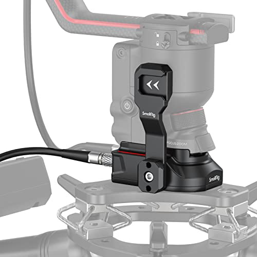 SMALLRIG Power Supply Base Plate for DJI RS 4 Pro/RS 3 Pro/RS 2 Gimbal, External Power Solution for DJI RS 4 Pro/RS 3 Pro/RS 2-3252