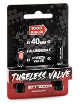 ERRECOM 1000 Miglia Válvulas Tubeless para Bicicletas - 40mm, Compatibles con válvulas Presta, juego de 2 piezas, herramienta de extracción Valve Core incluida