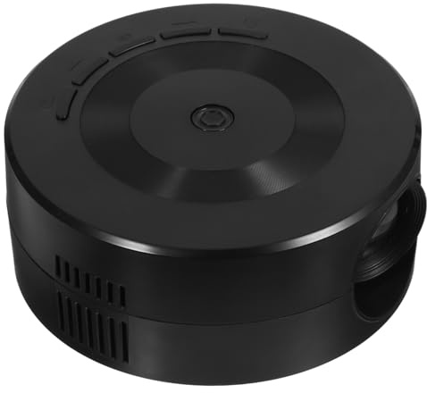 CAXUSD Miniproyector para Teléfono Duplicación de Pantalla 1080P, Proyector Portátil para Entretenimiento, Conexión Audio y Alta Durabilidad